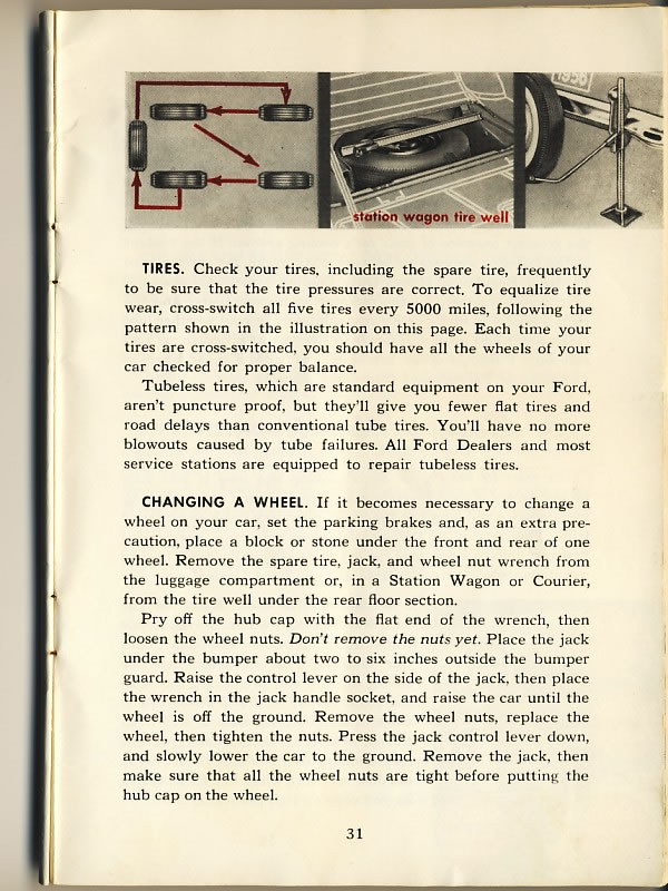 1956 Ford Owners Manual Page 4